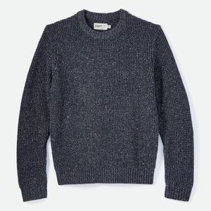 Huckberry Wellen Recycled Cotton Headlands Sweater Heather Pacific - M
